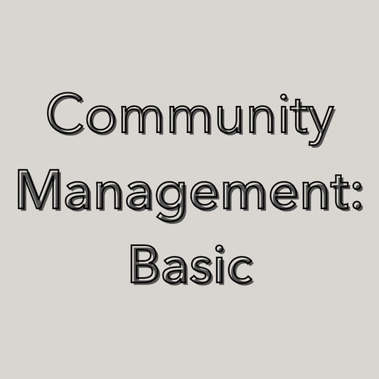 Community Management - Basic
